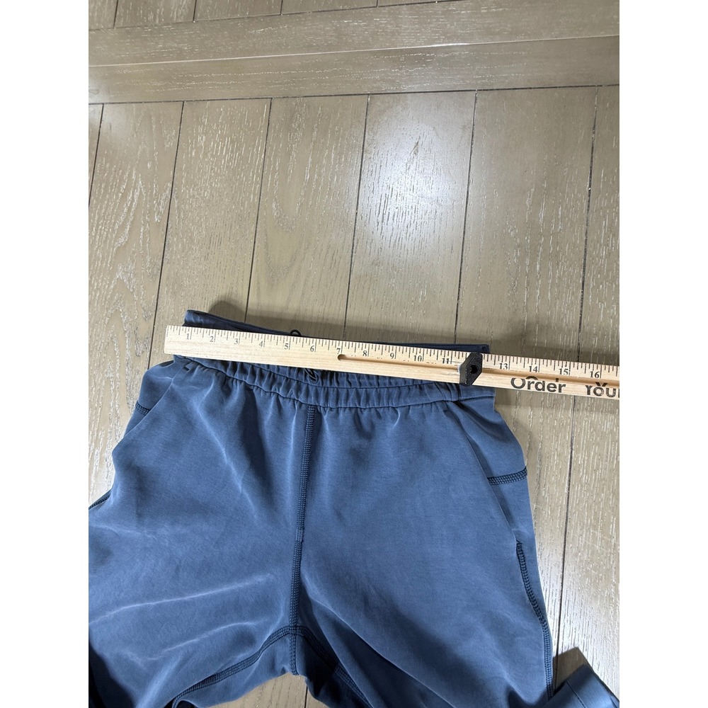 Lululemon Softstreme Pants Womens 4 Blue High Rise Straight Leg Relaxed Fit - Picture 5 of 13